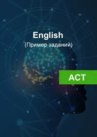Пример задания из файла ACT English